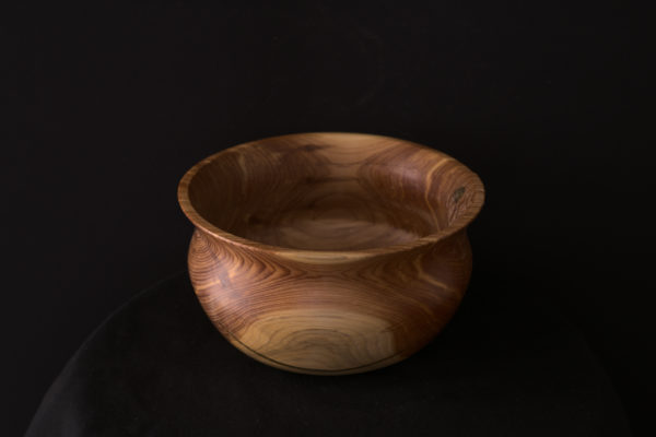 Juniper Bowl with Brass Inlay